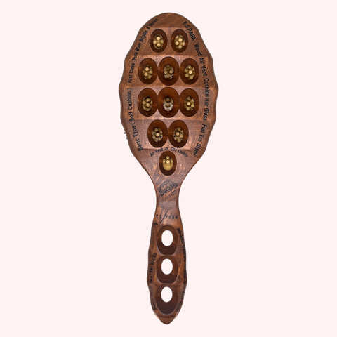 Y.S. Park 90CS2 Wood Air Vent Cushion Hair Gloss Flat Eco Styler Tortoise Brush Soft Cushion