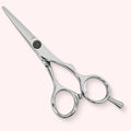 The Foundry 4.5 Japanese handmade hair shear – closed, front view