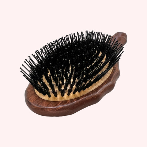 Y.S. Park 90CS2 Wood Air Vent Cushion Hair Gloss Flat Eco Styler Tortoise Brush Soft Cushion