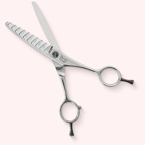 Aura 6010 6" Japanese handmade hair shear – open front
