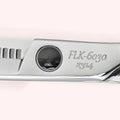 Aura 6030 Japanese handmade hair shear – close-up of engraving