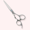Chris Jones Signature 5.75 Japanese handmade hair shear – closed, back view