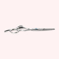 Chris Jones Signature 5.75 Japanese handmade hair shear – side profile, reverse
