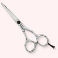 Eclipse 5.0 Japanese handmade hair shear – closed, front view