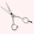 Eclipse 5.0 Japanese handmade hair shear – open, front view