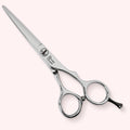 Eclipse 5.5 Japanese handmade hair shear – closed, front view