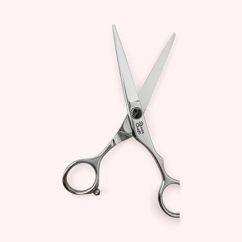 Eclipse 5.5 Japanese handmade hair shear – close up open front