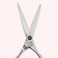Eclipse 5.5 Japanese handmade hair shear – close up open v