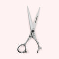 Eclipse 6" Japanese handmade hair shear – open close-up