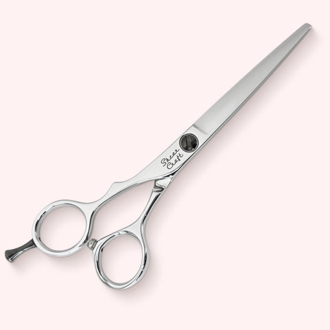 Eclipse 6" lefty Japanese handmade hair shear – closed front