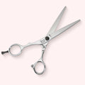 Eclipse 6" lefty Japanese handmade hair shear – open front