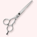 Eclipse 6" lefty Japanese handmade hair shear – closed back, second angle