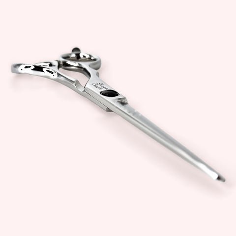 Eclipse 6" lefty Japanese handmade hair shear – side profile