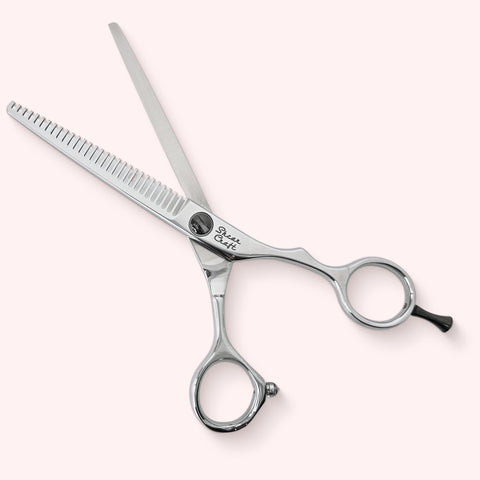 Eclipse TH-30 6" thinning Japanese handmade hair shear – open front