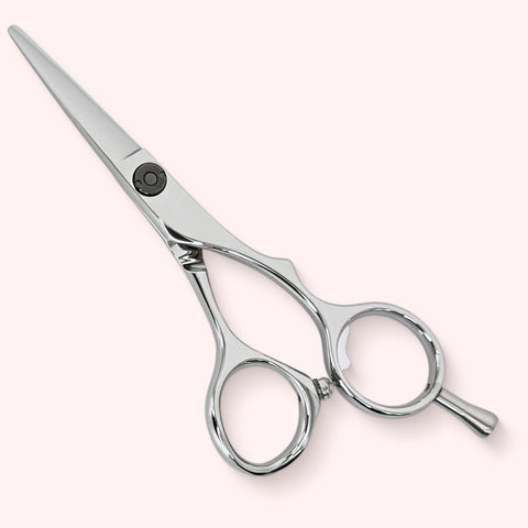 The Foundry 4.5 Japanese handmade hair shear – closed, front view