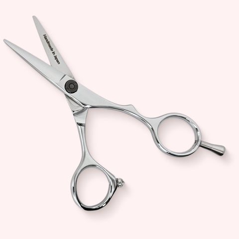 The Foundry 4.5 Japanese handmade hair shear – open, front view