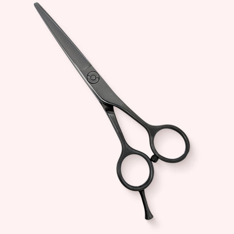 Kuro 5.5 Japanese handmade hair shear – closed, back view