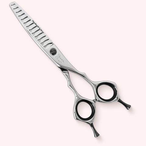 Lacerta SC-6013 Japanese handmade hair shear – closed, front view
