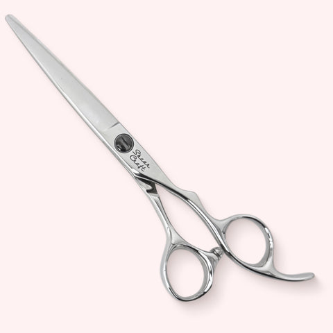 Luna 6.0 Japanese handmade hair shear – closed, front view