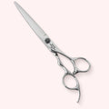 Luna 6.0 Japanese handmade hair shear – closed, back view