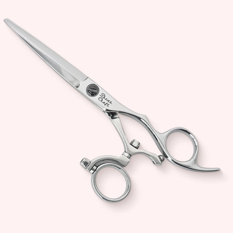 Orbit 6" Japanese handmade hair shear – closed front