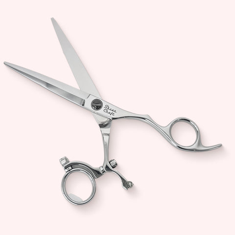 Orbit 6" Japanese handmade hair shear – open front