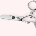 Orbit 6" Japanese handmade hair shear – engraving close-up 2