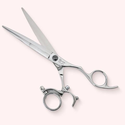 Orbit 6.5" Japanese handmade hair shear – open front