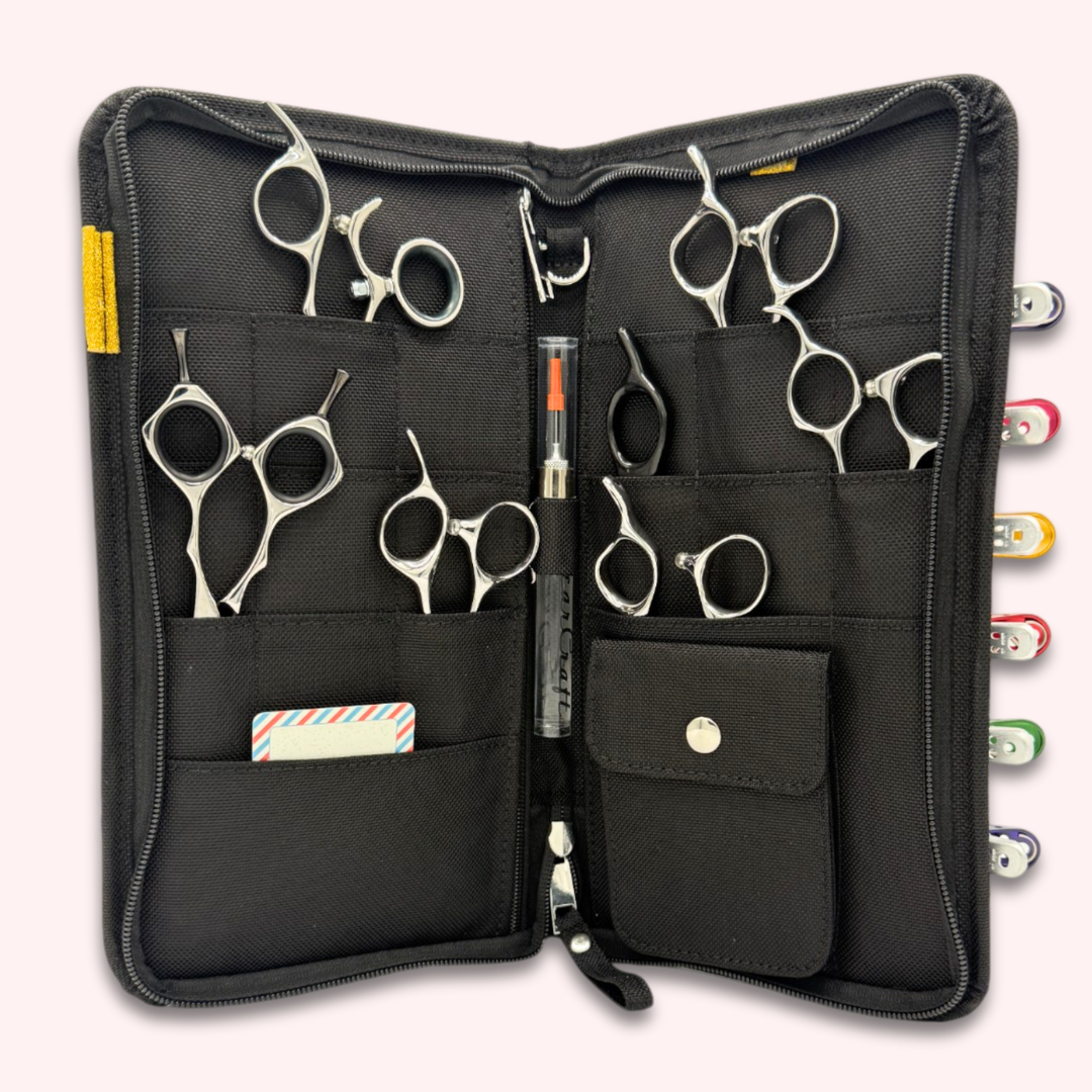 Black Zipper Case for Hair Tools - ShearCraft