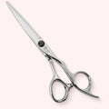 Stella 5.5 Japanese handmade hair shear – closed, front view