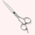 Stella 5.5 Japanese handmade hair shear – closed, back view