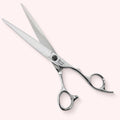 Stella 7.0 Japanese handmade hair shear – open, front view