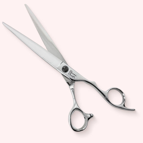 Stella 7.0 Japanese handmade hair shear – open, front view