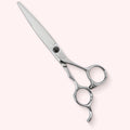 Titan 6.0 Japanese handmade hair shear – closed, back view
