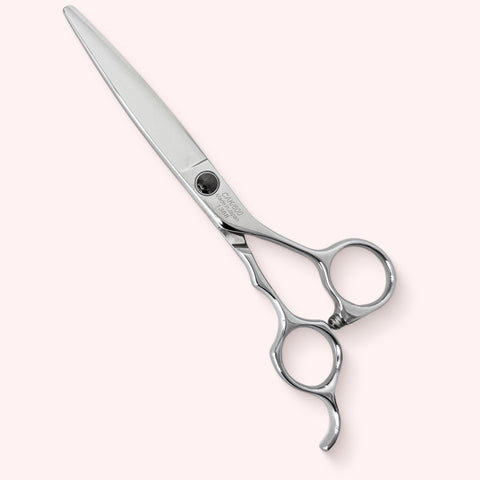 Titan 6.0 Japanese handmade hair shear – closed, back view