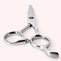 Titan 6.0 Japanese handmade hair shear – end-on view