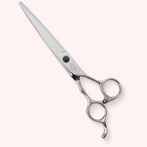 Titan 6.5 Japanese handmade hair shear – closed, back view