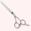 Titan Slim 6.0 Japanese handmade hair shear – closed, front view