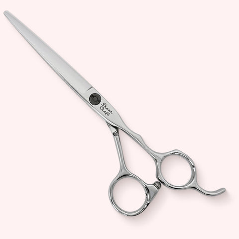 Titan Slim 6.0 Japanese handmade hair shear – closed, front view