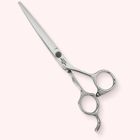 Titan Slim 6.0 Japanese handmade hair shear – closed, back view