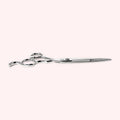 Titan Slim 6.0 Japanese handmade hair shear – side profile, reverse