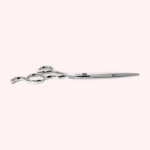 Titan Slim 6.0 Japanese handmade hair shear – side profile, reverse