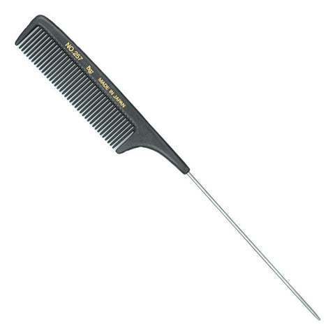BW Carbon 257B Long Rat Tail Comb